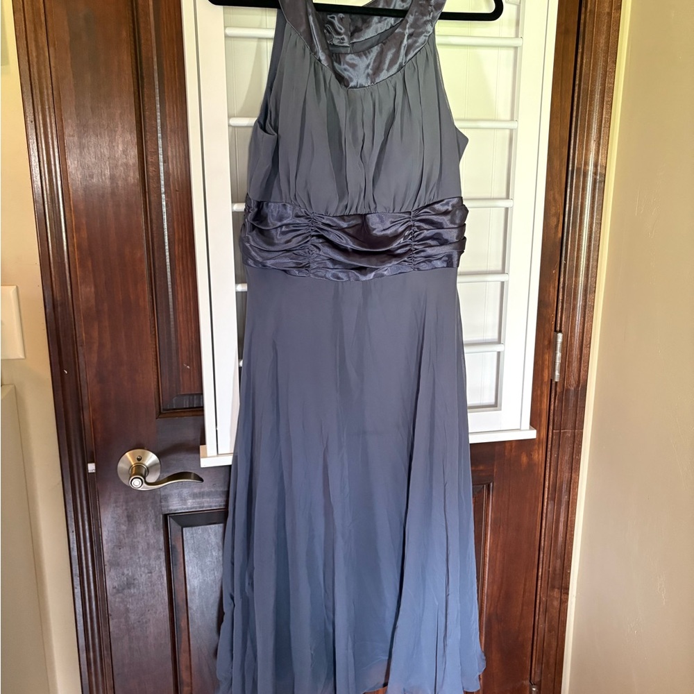 Dressbarn Collection Shimmering Gray Dress
